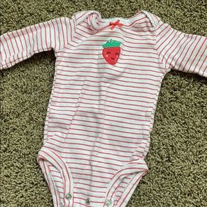 Strawberry onesie